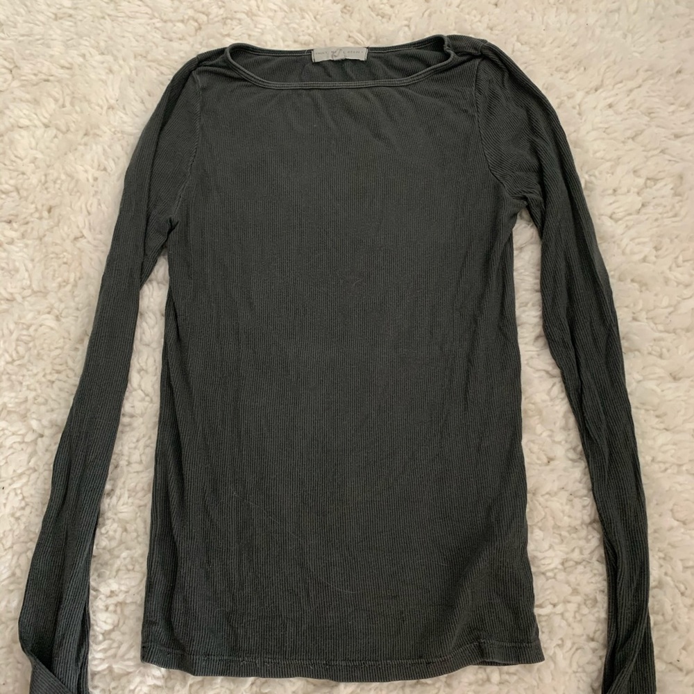 Grey truly madly deeply long sleeve t shirt